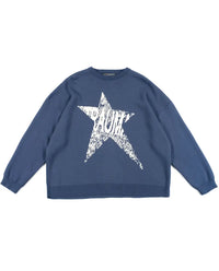 BLUE TRAUMA STAR KNIT