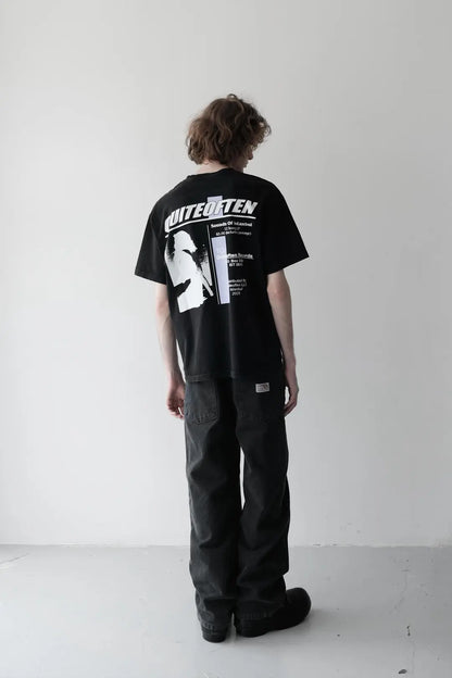 RECORDS TEE BLACK
