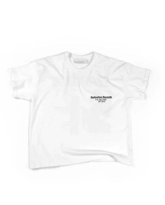 RECORDS TEE WHITE