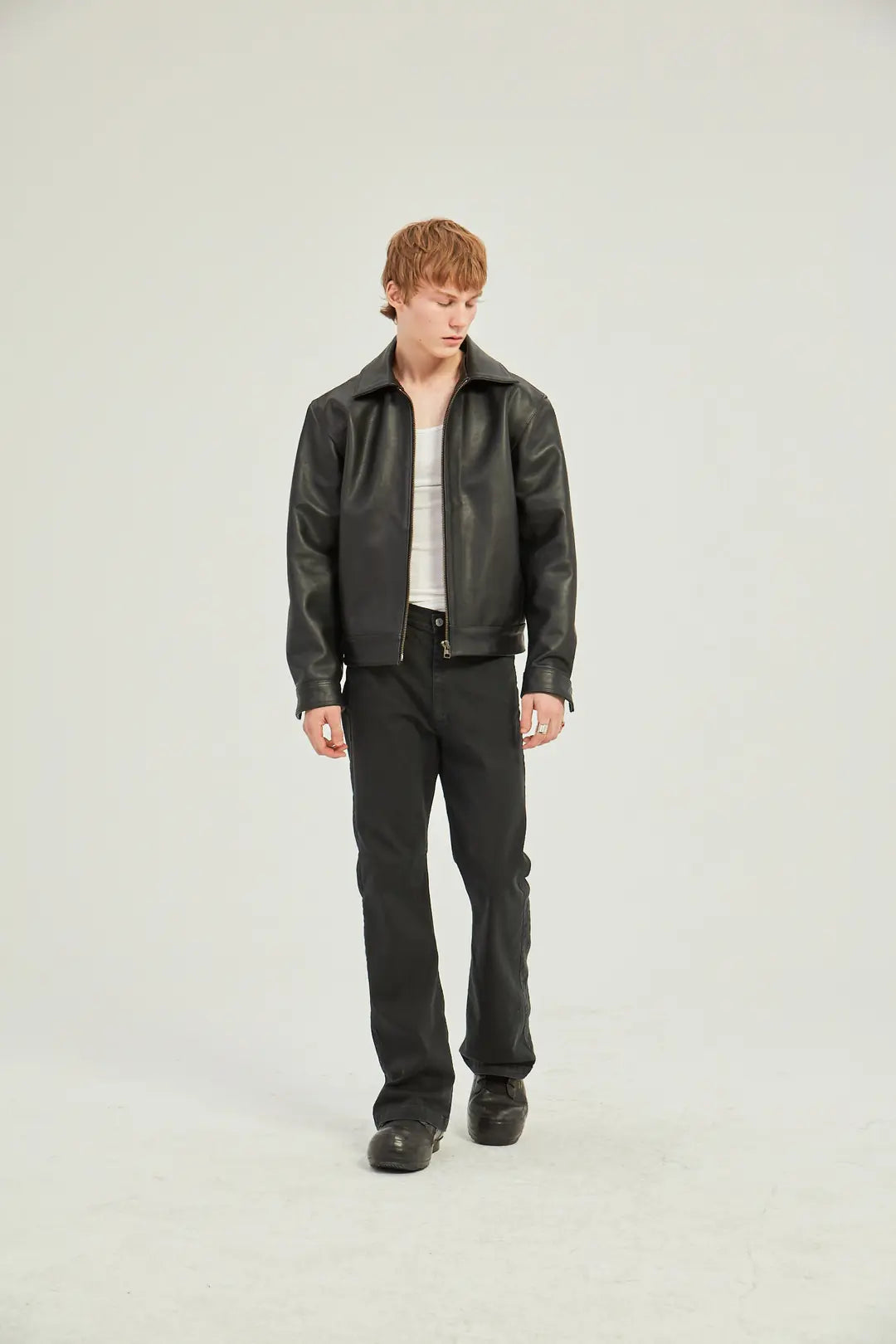 BLACK LEATHER JACKET
