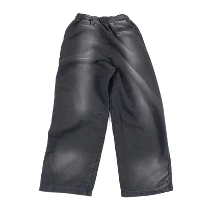 BLACK FADED SWEATPANTS