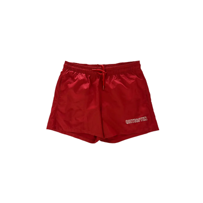 RED SWIMWEAR SHORTS