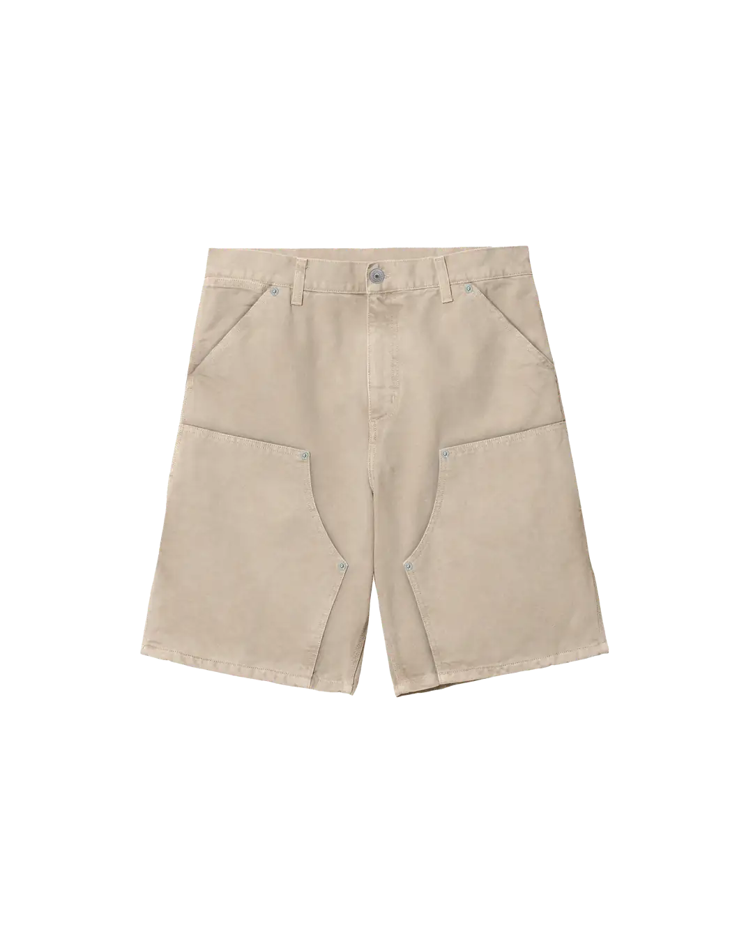 CREME DOUBLE KNEE SHORTS