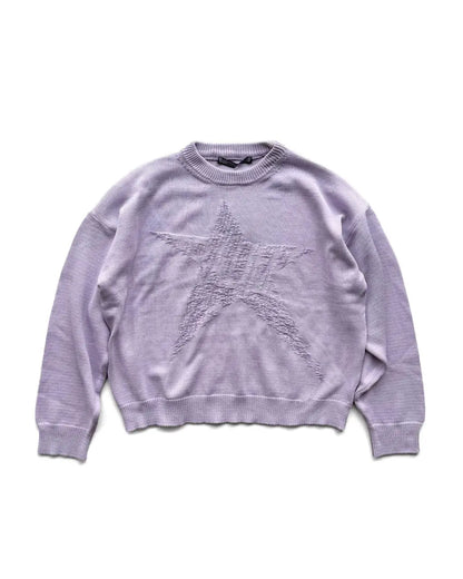 LILAC TRAUMA STAR KNIT
