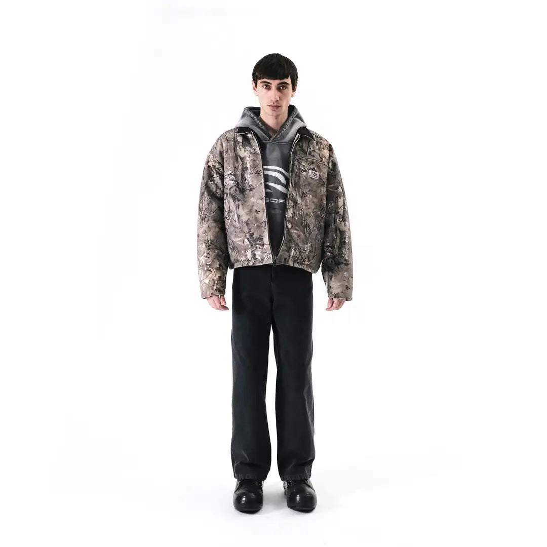 CAMO CANVAS WORK JACKET