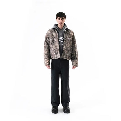 CAMO CANVAS WORK JACKET