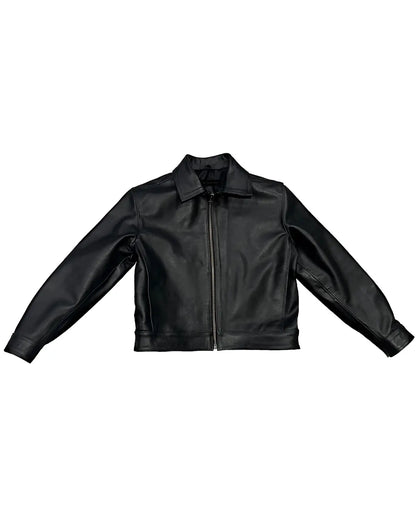 BLACK LEATHER JACKET