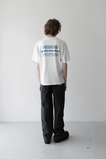 RECYCLE TEE WHITE
