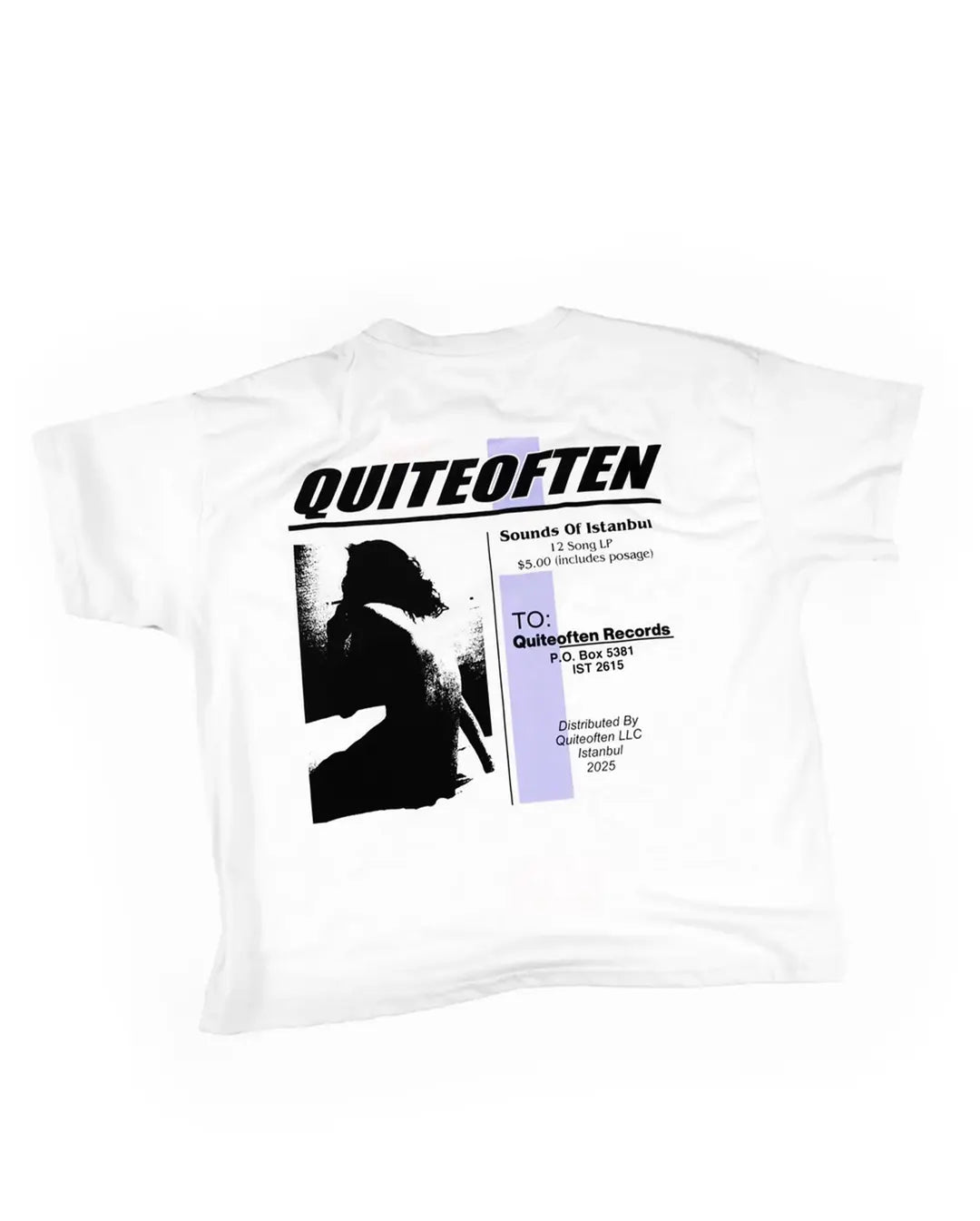 RECORDS TEE WHITE