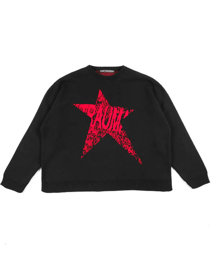 TRAUMA STAR KNIT RED