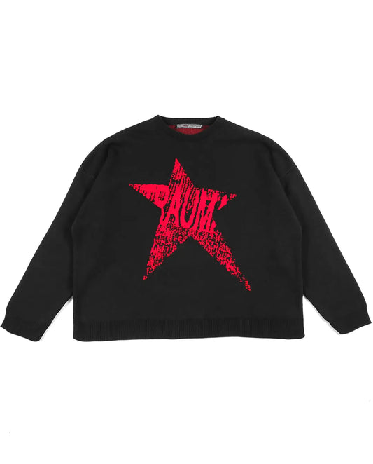 TRAUMA STAR KNIT RED