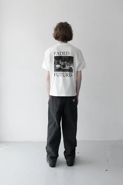 FADED FUTURES TEE WHITE