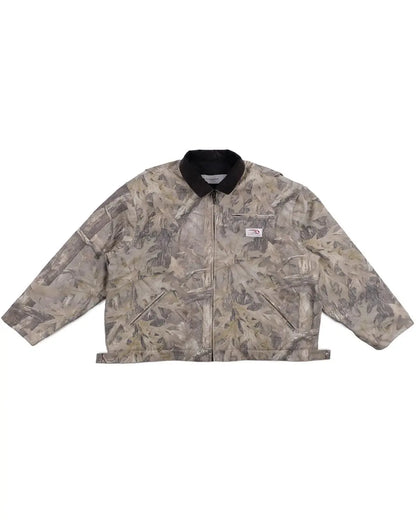 CAMO CANVAS WORK JACKET