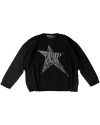 BLACK TRAUMA STAR KNIT