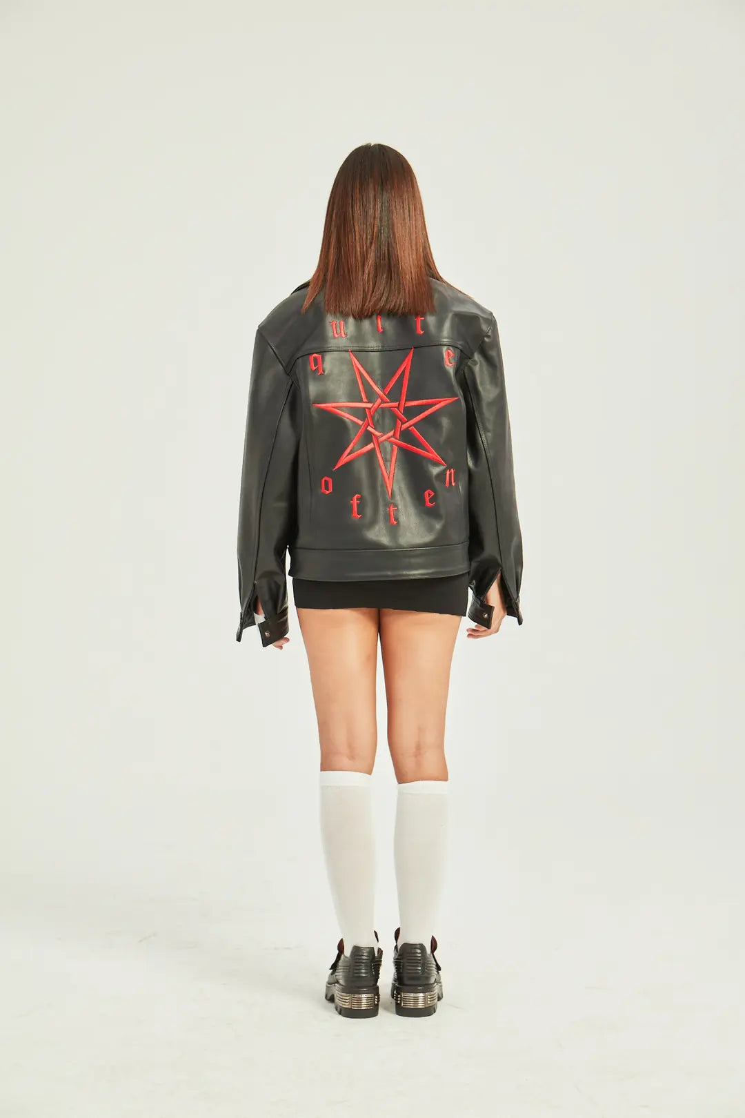 BLACK LEATHER JACKET