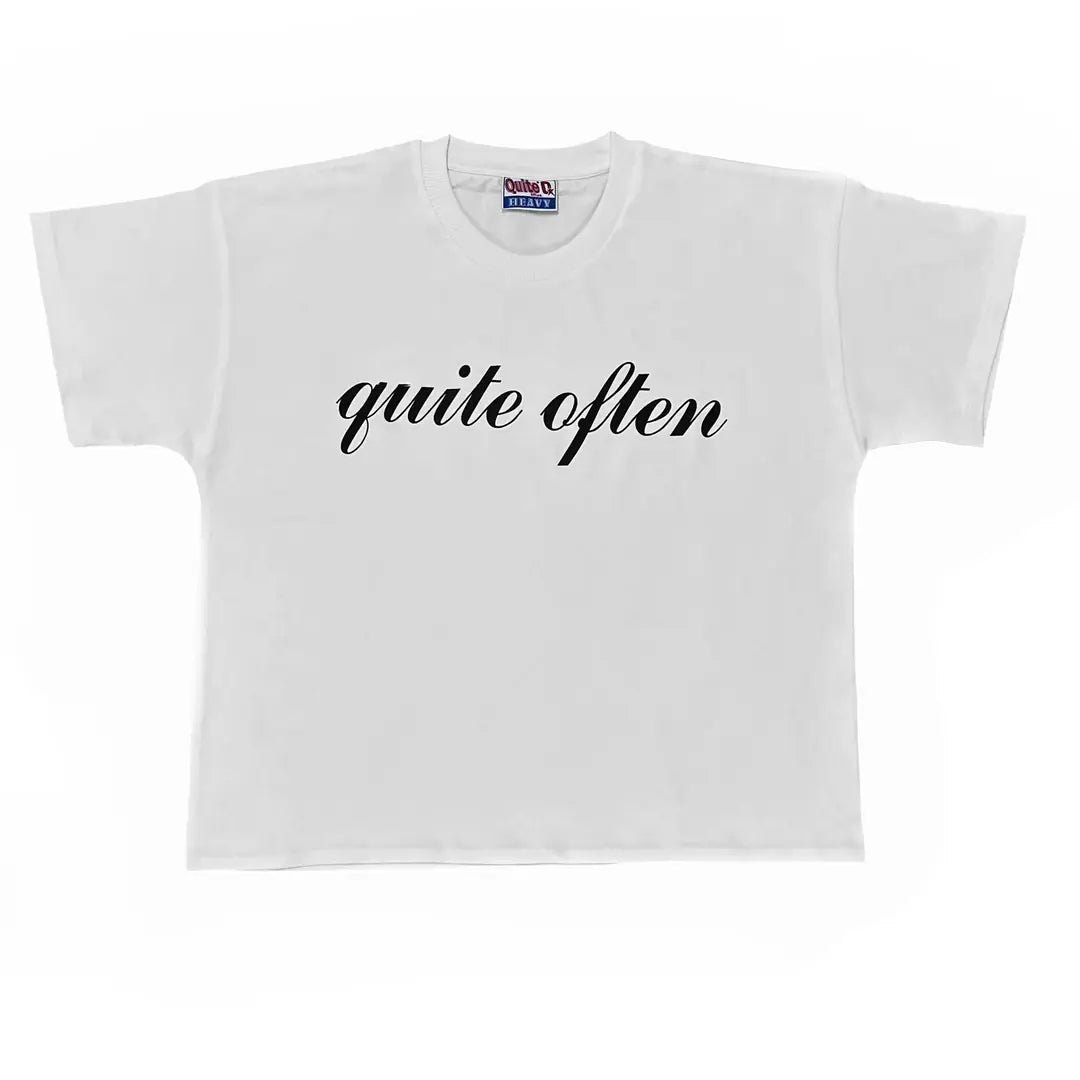 QUITEOFTEN LOGO TEE