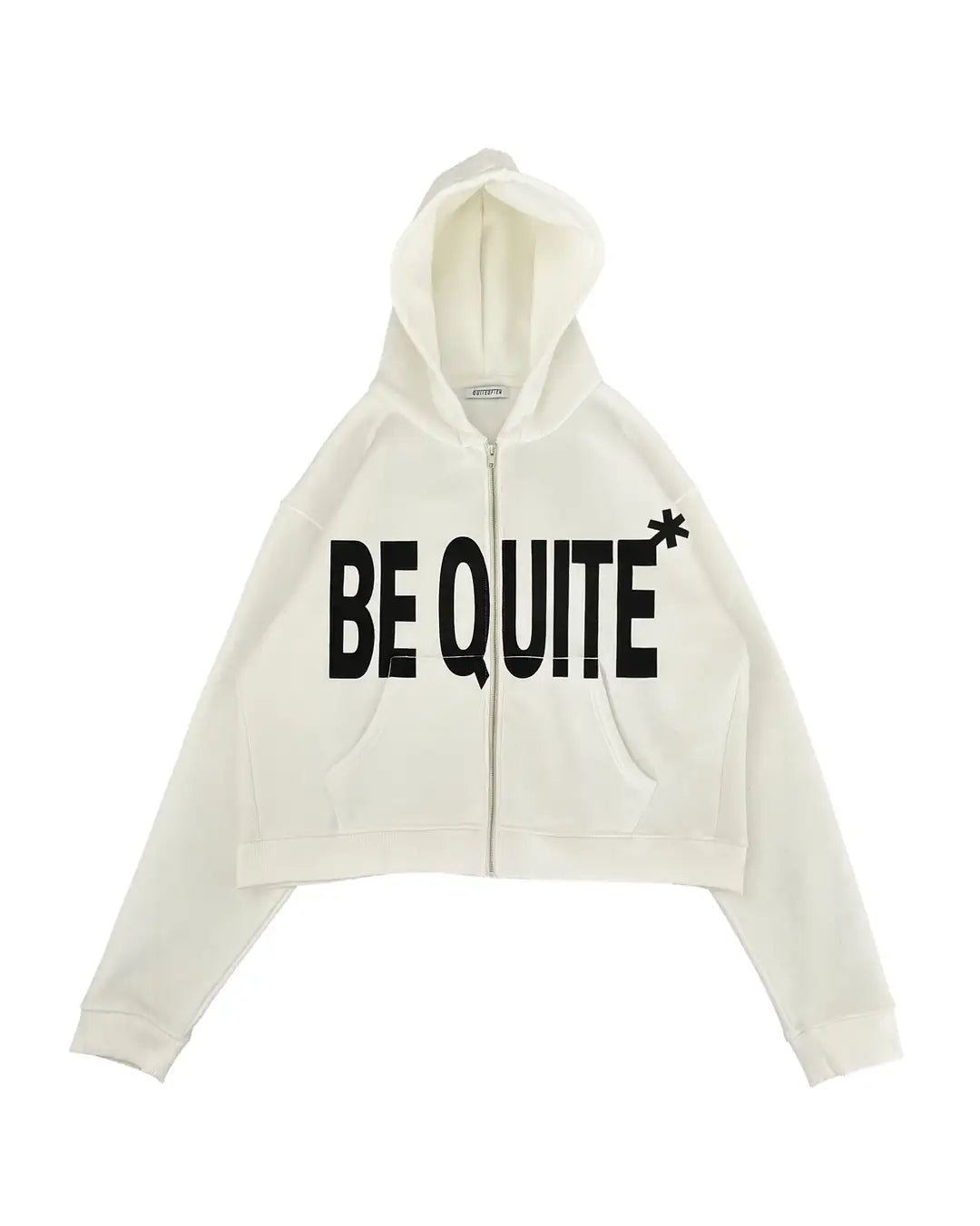 BE QUITE ZIP HOODIE