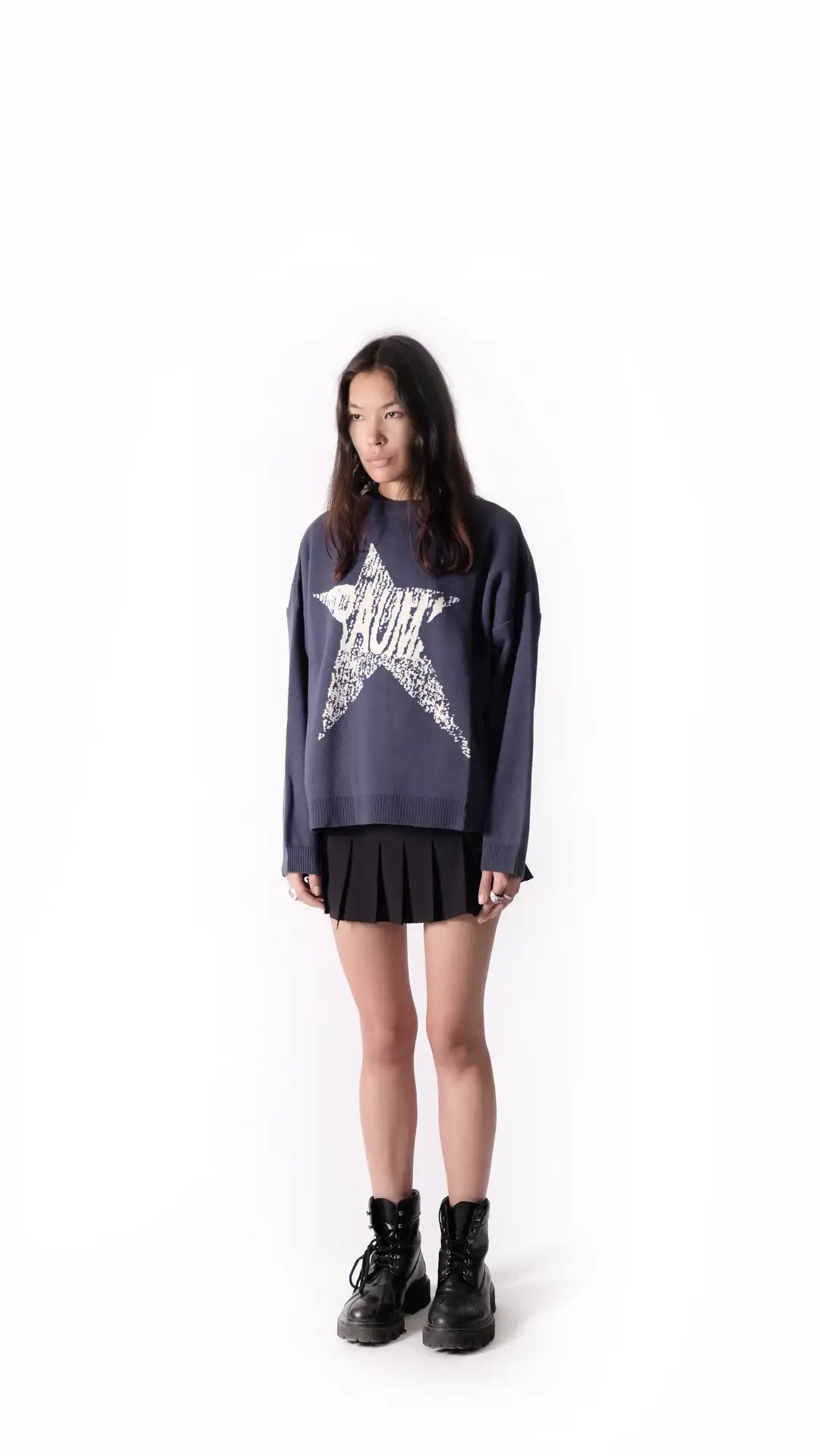 BLUE TRAUMA STAR KNIT