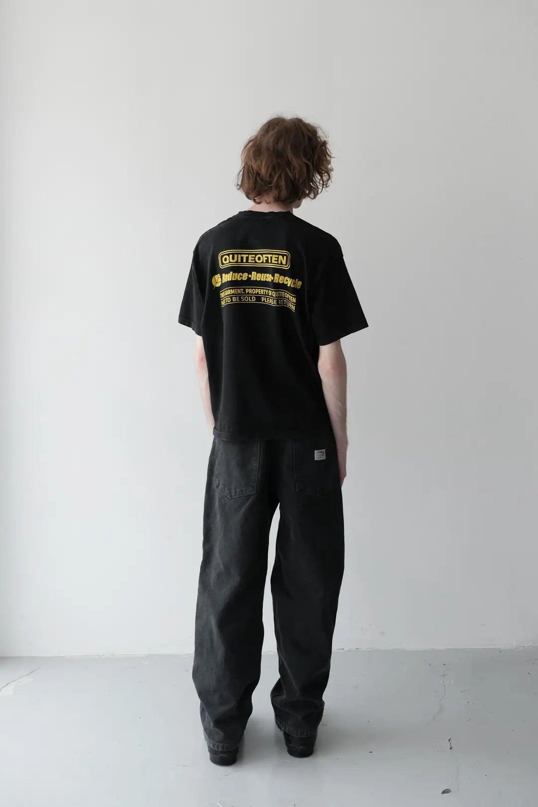RECYCLE TEE BLACK