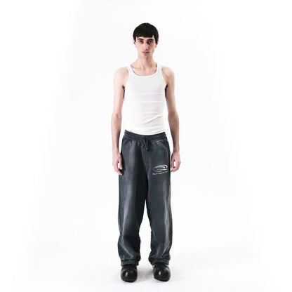 GREY FADED SWEATPANTS