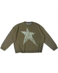 KHAKI TRAUMA STAR KNIT