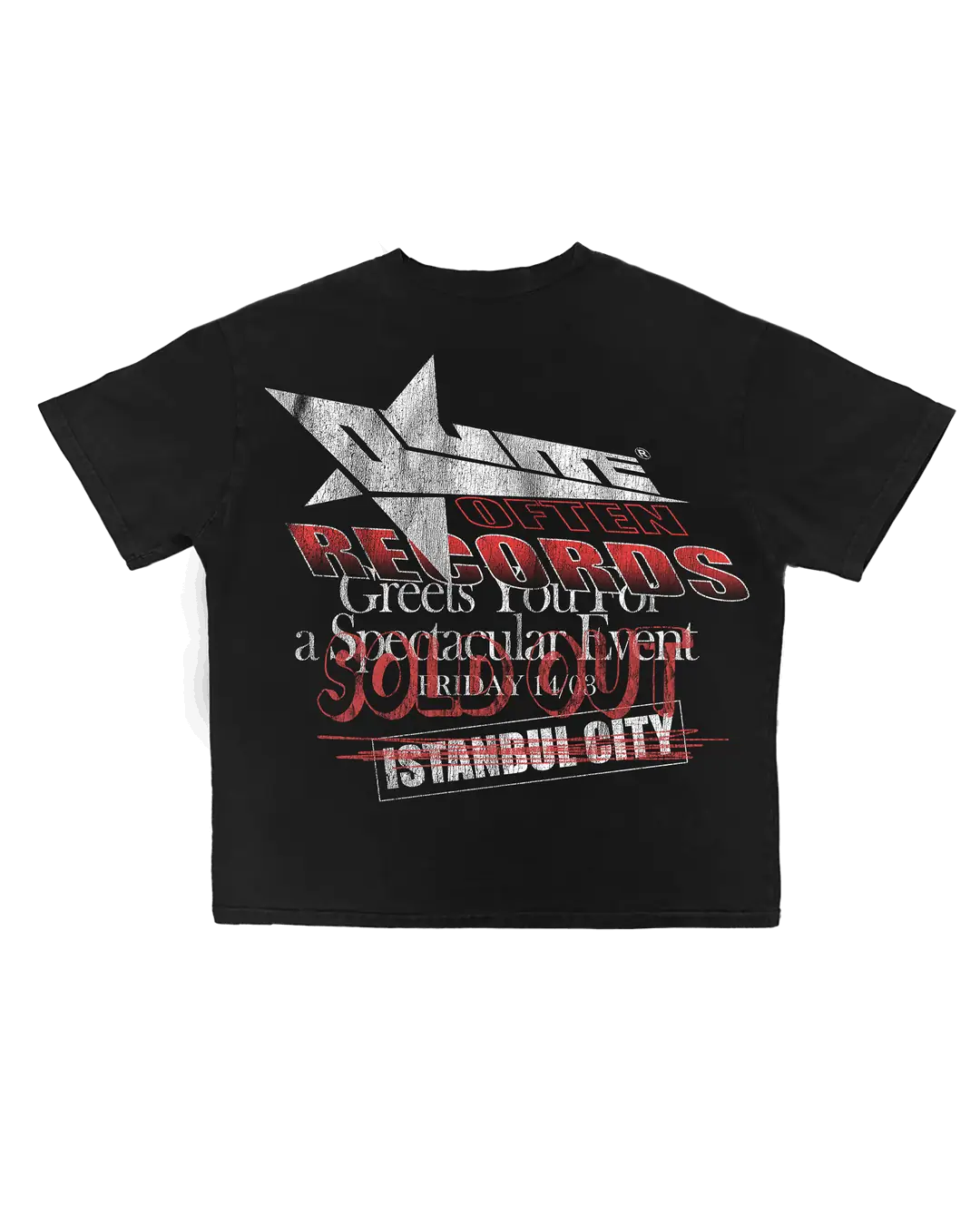 BLACK ISTANBUL RECORDS TEE