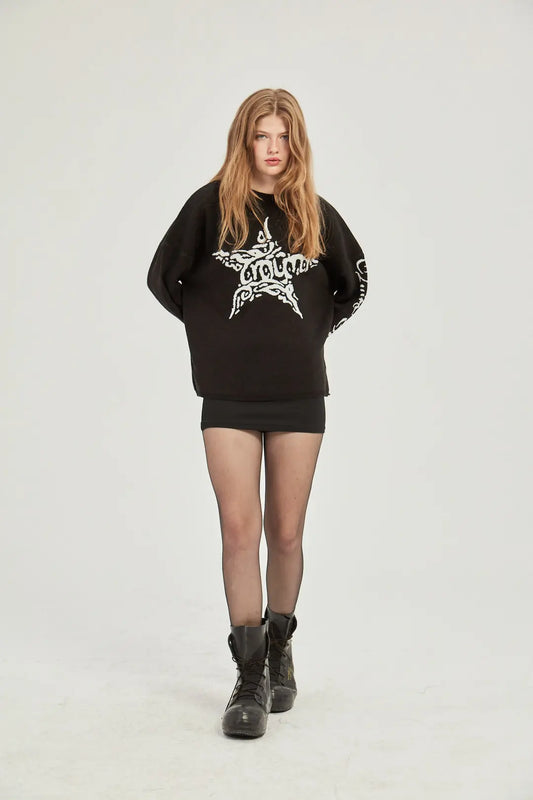 ORNAMENTAL TRAUMA STAR KNIT