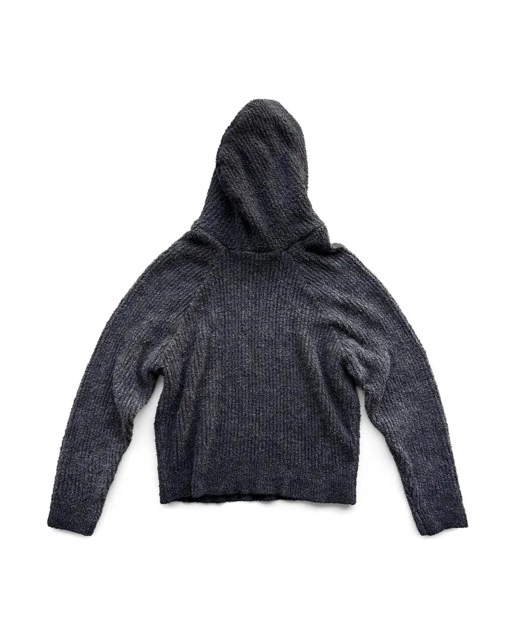 Logo Hand-Embroıdered Hooded Knıt Sweater