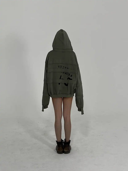 STRAIGHT JACKET HOODIE