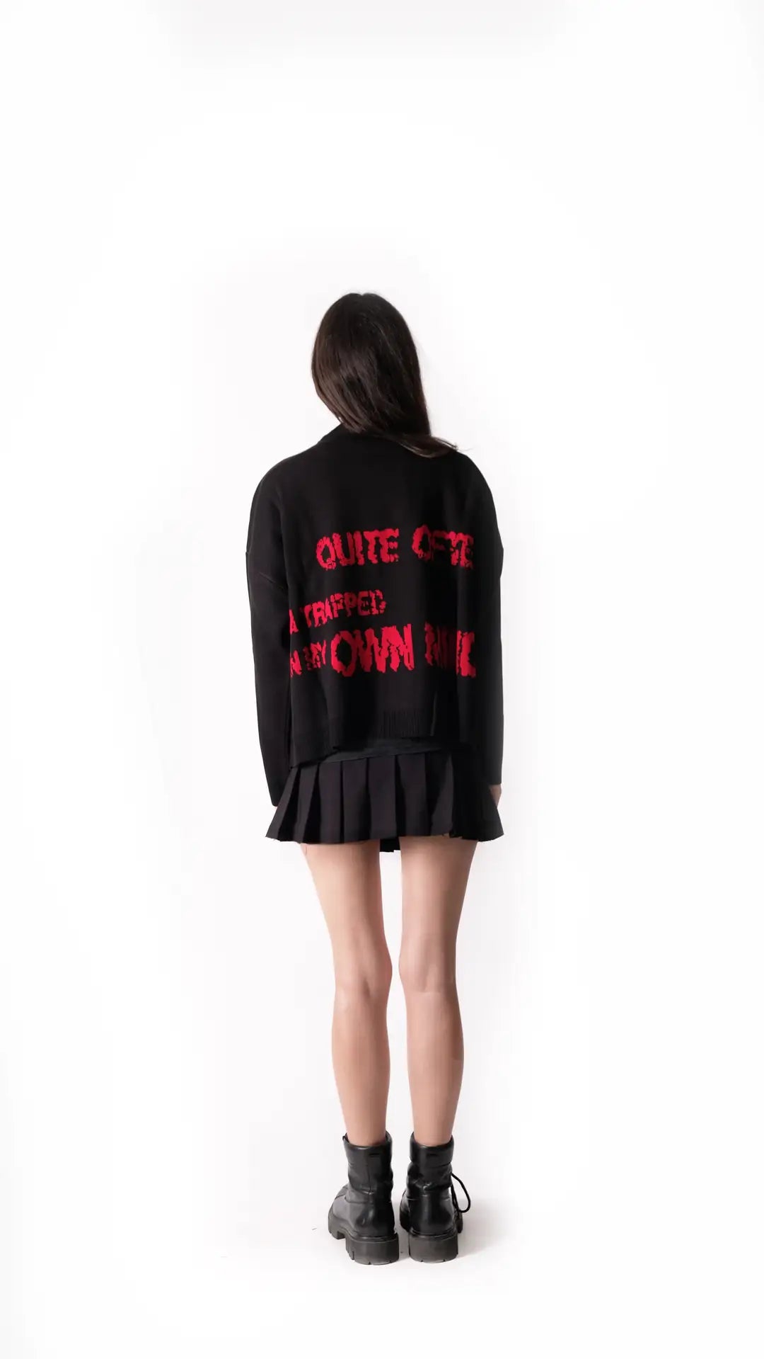 TRAUMA STAR KNIT RED