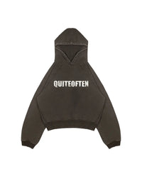 BROWN LOGO HOODIE