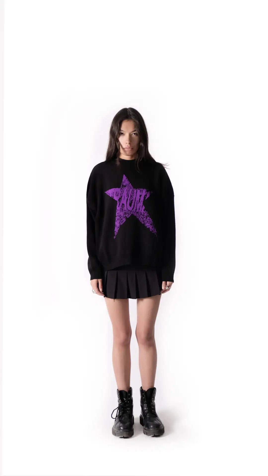 TRAUMA STAR KNIT PURPLE