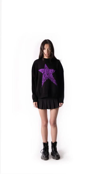 TRAUMA STAR KNIT PURPLE