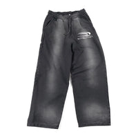 BLACK FADED SWEATPANTS
