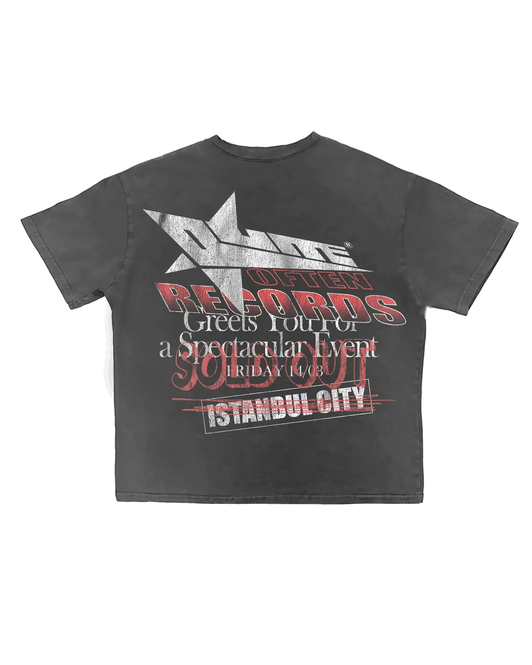 GREY ISTANBUL RECORDS TEE