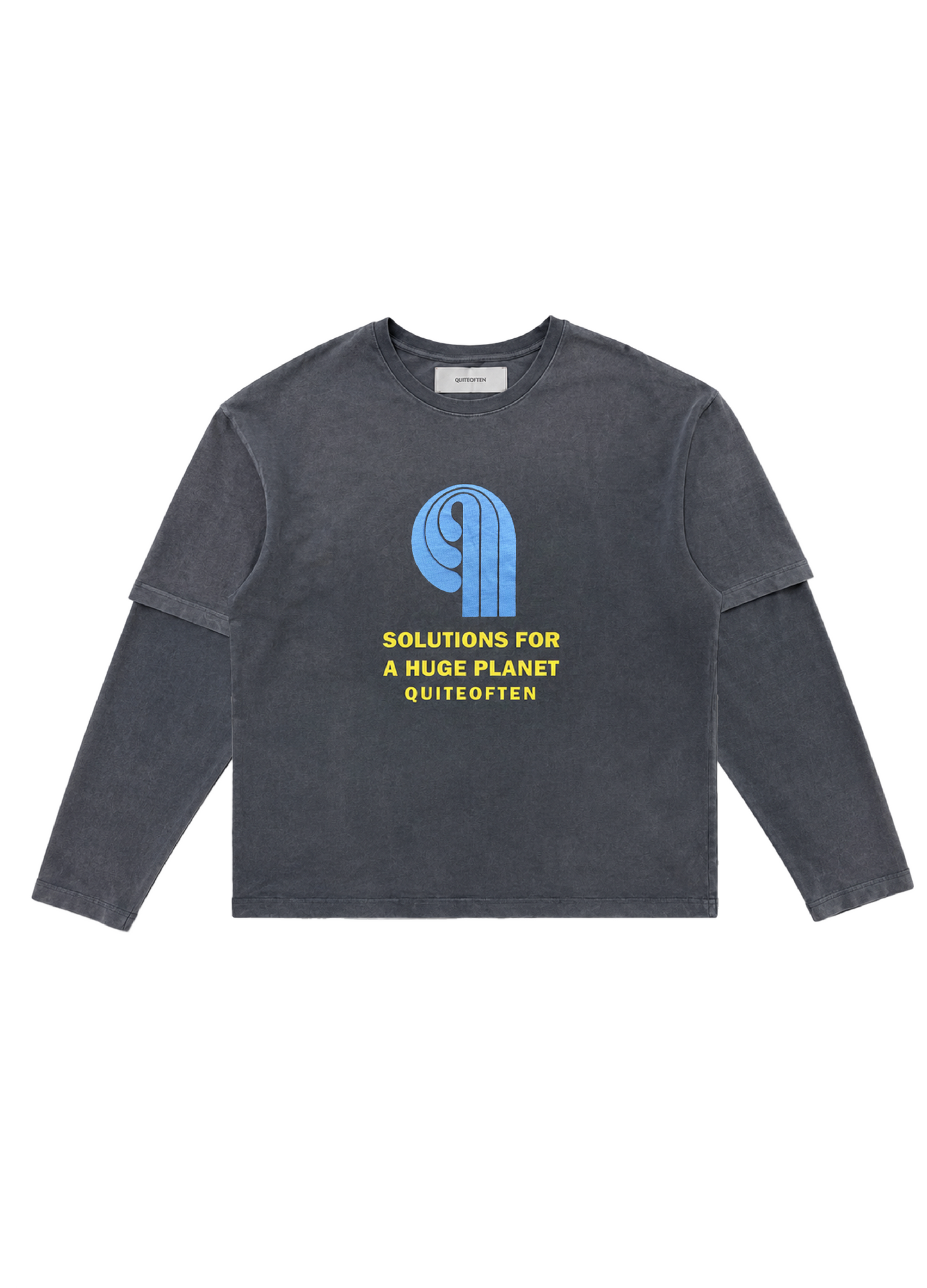 DARK GREY PLANET LONGSLEEVE