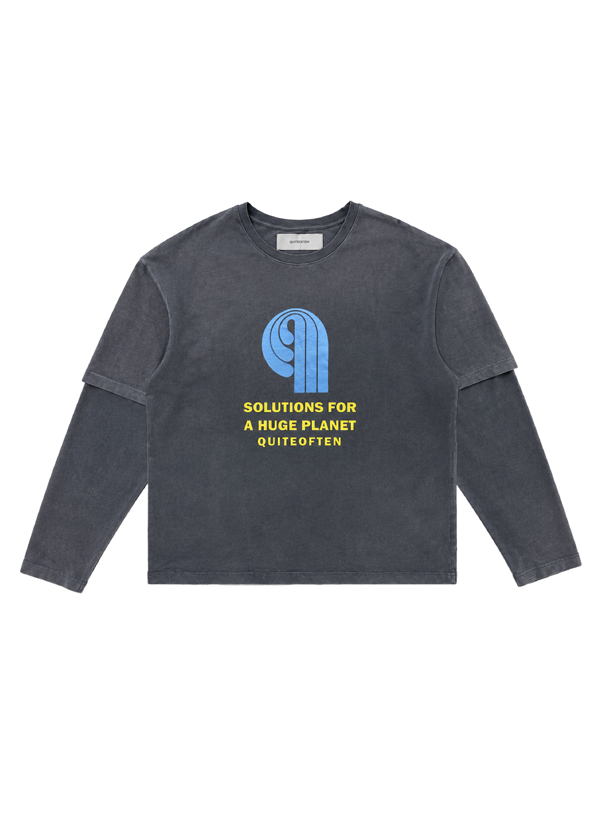 DARK GREY PLANET LONGSLEEVE