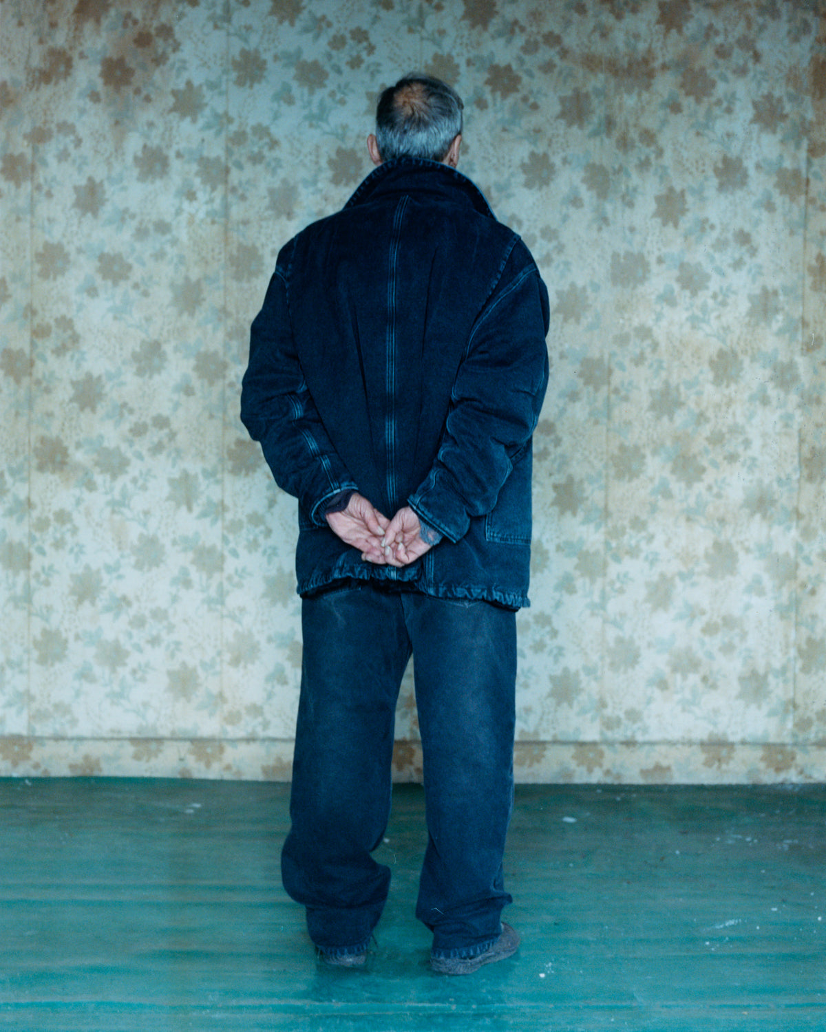WASHED BLACK CHORE JACKET