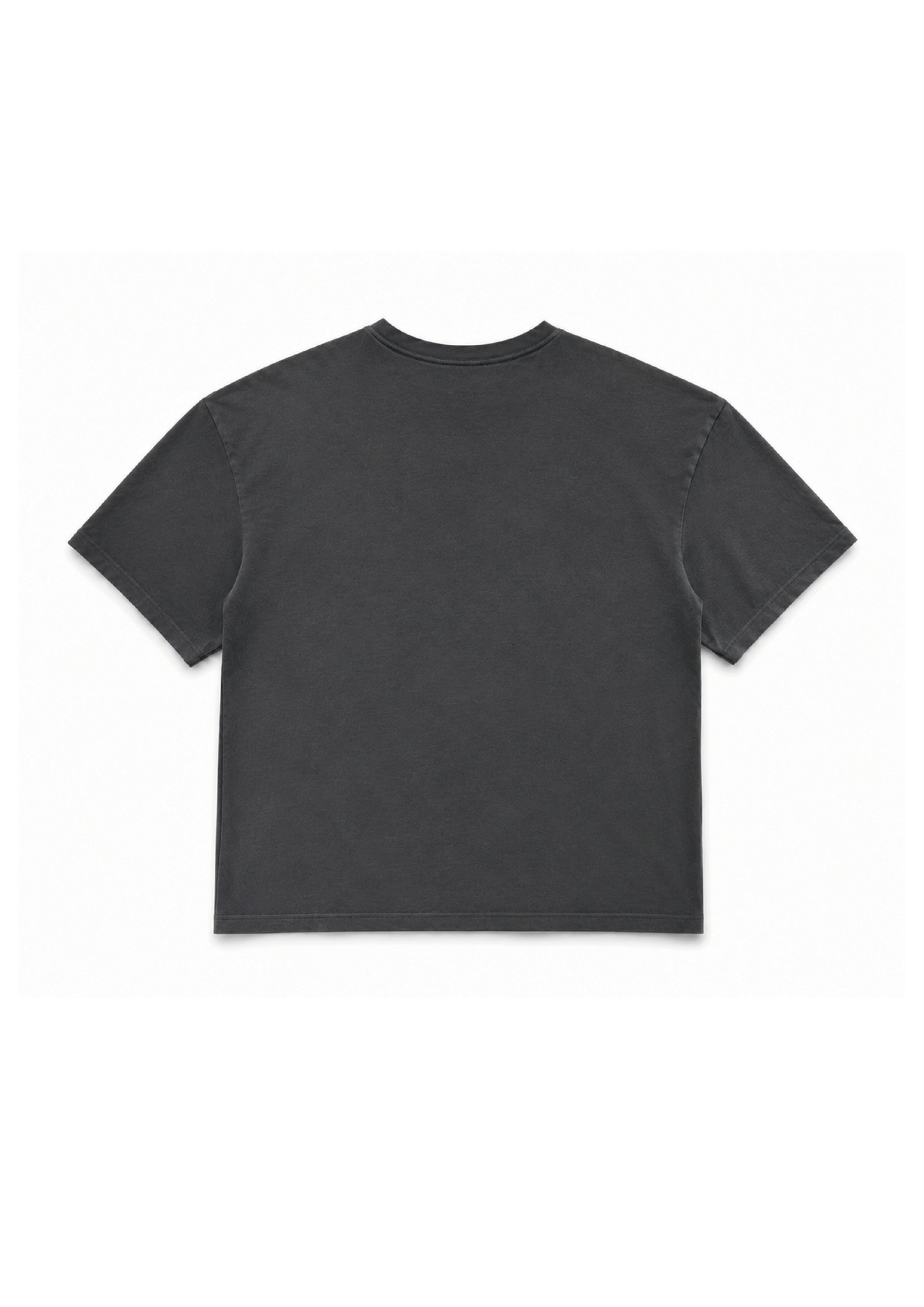 BLACK FADED SPORTS LOGO TEE