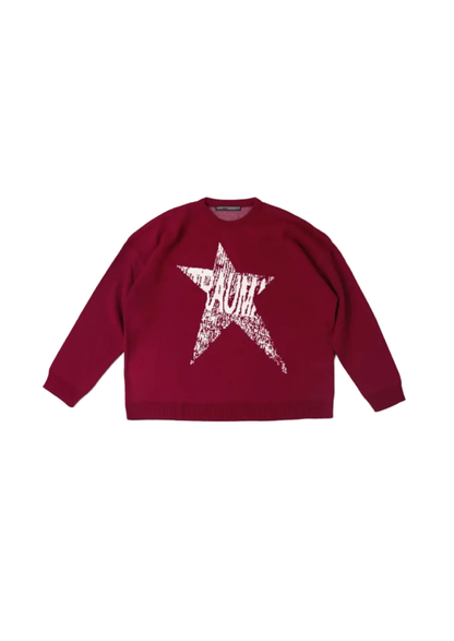 CHERRY TRAUMA STAR KNIT