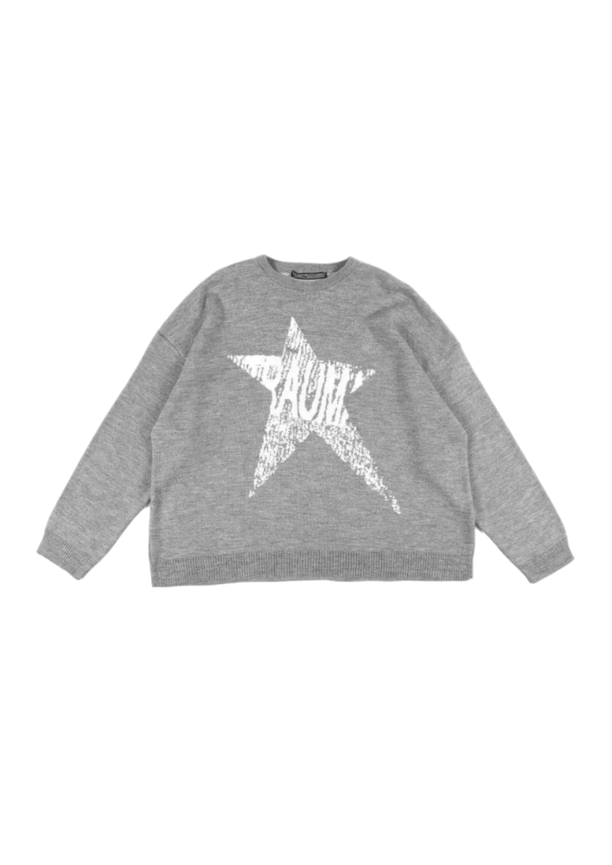 GREY TRAUMA STAR KNIT