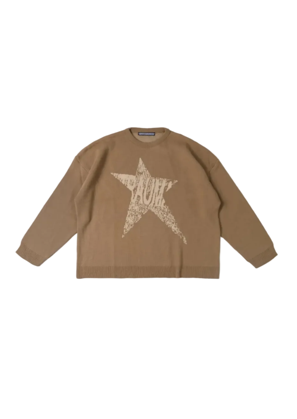 BROWN TRAUMA STAR KNIT