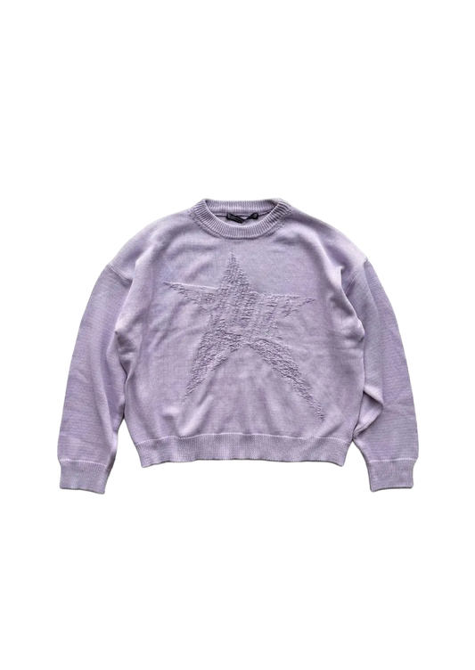 LILAC TRAUMA STAR KNIT