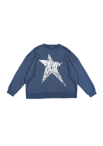 BLUE TRAUMA STAR KNIT